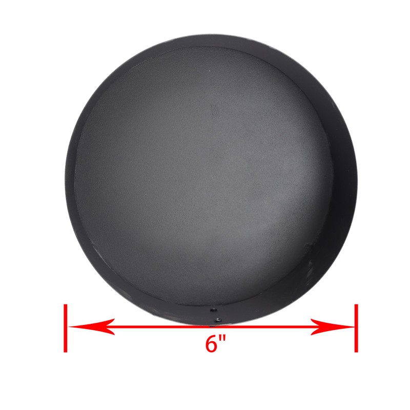 xyocx Replacement BM0030 Black Matte 24 ga. Steel Pipe End