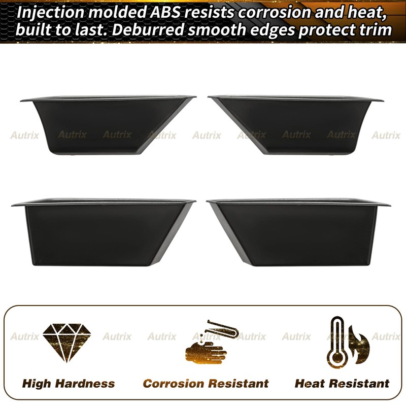 Autrix Door Handle Storage Organizer Compatible with 2021-2026 Ford Bronco