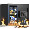 Small Fireproof Safe Box | 1550℉ 35-Min Real Test Fire