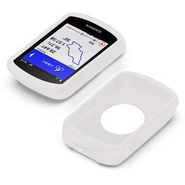 Voikoli Case Compatible with Garmin Edge 840/540,Soft Silicone Protective Cover Case Outdoor Handheld GPS Accessories (White)