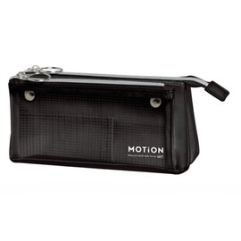 Kami 218614 [Original] Sankaku Multi-Pen Case [Black] [Black] [MOTiON] [Pouch] [Case] [Pen Holder] [Pencil Case] [Storage] [Stationery] [School] [Study] [Miscellaneous Goods] [Cute], Black, Casual