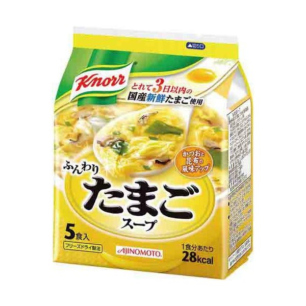 Knorr Ajinomoto Knorr Fluffy Egg Soup 34g x 5 Servings (Pack of 10)