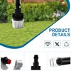 VooGenzek 30 Pieces Adjustable Micro Sprayer for 4/7 mm Drip
