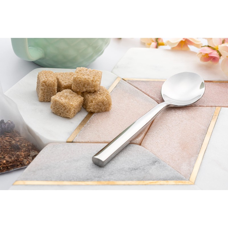 Grunwerg Contemporary Collection Chopstick Teaspoons TESCHP, 18/0 Stainless Steel, Set