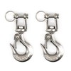 304 Stainless Steel Swivel Eye Lifting Hook American Type Safety