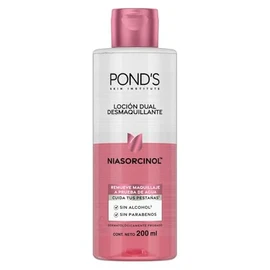 POND'S Loción Dual Desmaquillante con Niasorcinol para todo tipo de piel, 200 ml