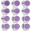 Sanding Discs 1 Inch 120 PCS Wet/Dry Sandpaper Hook and