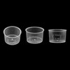 MEETOOT 50pcs Disposable Measuring Cup 10ml Laboratory Test Cups with
