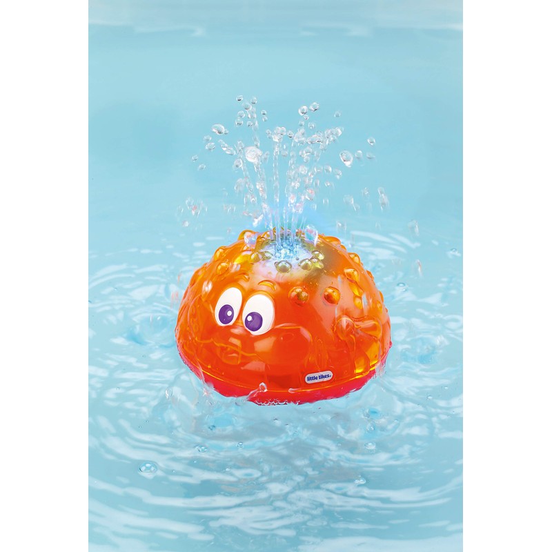 little tikes 173868GR Sparkle Bay Splash Fountain Blow Fish, orange