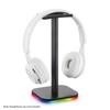 FUNFANG Headphone Stand Bottom Illuminated Headphone Holder RGB Light for