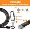 Petbobi Dog Tie-Out Cable and Stake - Heavy Duty Anti