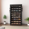 LANTEFUL Shoe Rack with Covers - 10 Tiers Tall Shoe