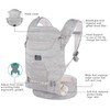 Bebamour Baby Carrier 4-Position Front and Back Baby Carrier with
