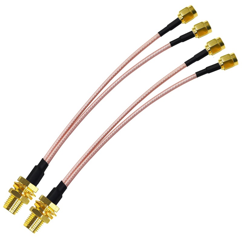 TUOLNK SMA Female to Dual Male Coaxial Cable SMA Splitter
