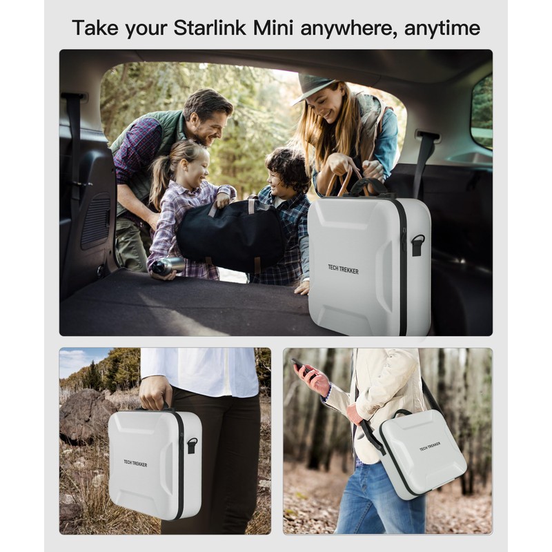 xetaty Waterproof Hard Case Compatible with Starlink Mini for Protection,