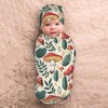 Jarverce Mushroom Swaddle Blanket, Colorful Unisex Baby Stuff, Soft Sleeping