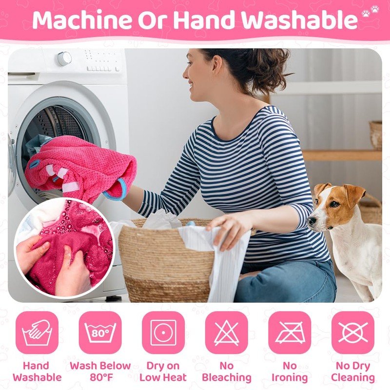 AUTOWT Dog Bathrobe Towel - Super Absorbent Dog Drying Coat,