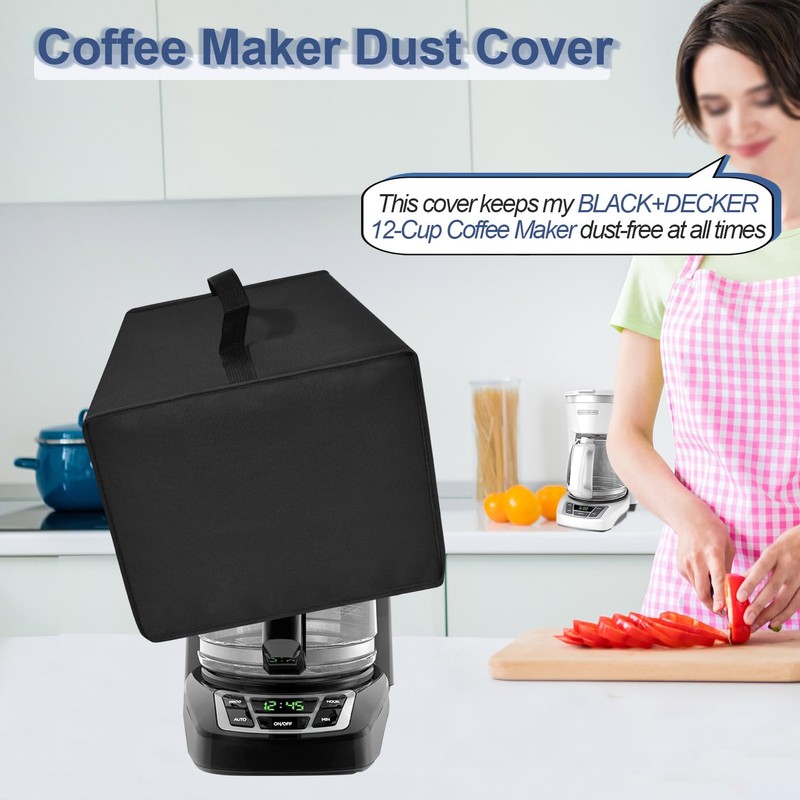 NUENSS-ROR - Funda protectora para cafetera Black+Decker, resistente al agua,