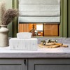 Marble Tissue Box Cover, Rectangular Napkin Facial Tissues Holder for