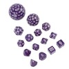 15pcs Polyhedral Dice Set 3 to 100 Sides Complete Polyhedral