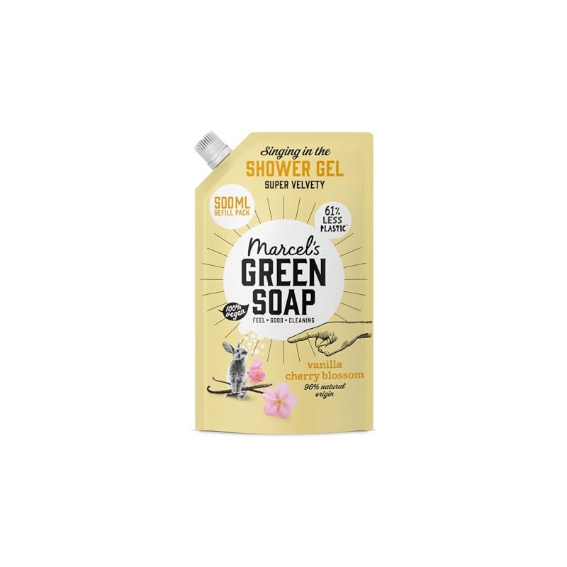 Marcel's Green Soap - Duschgel Vanille & Kirschblüte - Waschlotion