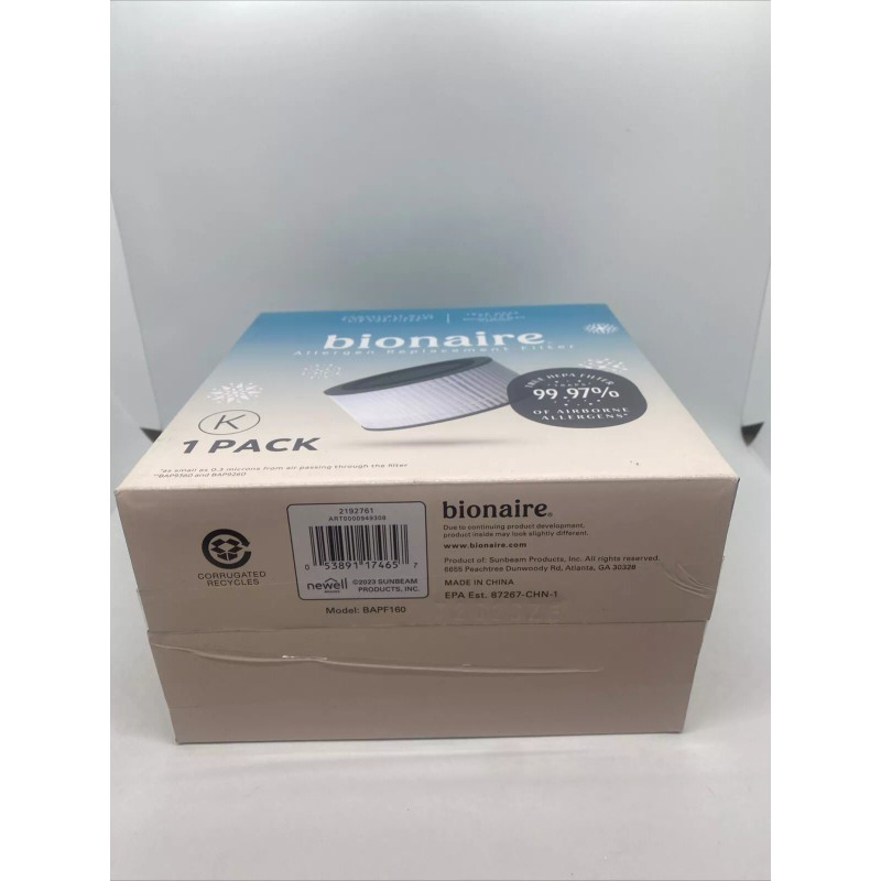 Bionaire 360 Filter for Desktop and Mini, Carbon Filter