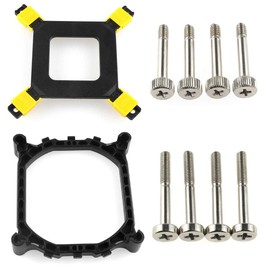 ZRM&E Desktop Computer Snap CPU Heat Sink Bracket 115X 1366 CPU Heatsink Mounting Bracket Holder Base Backplate Kit 2011 for Motherboard