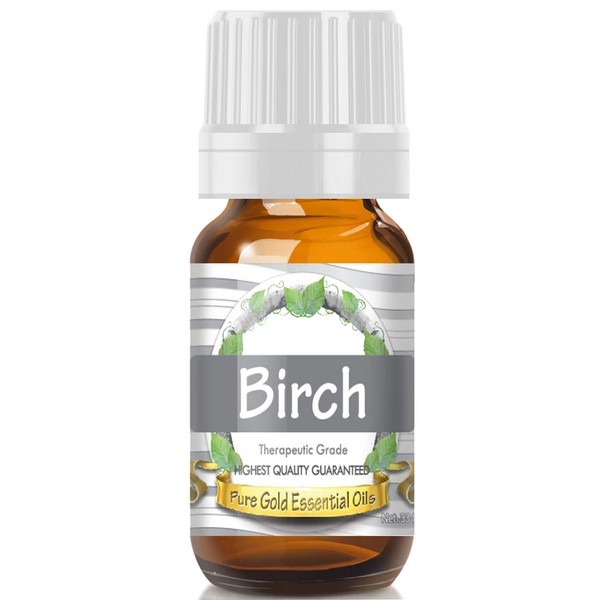 Pure Gold Essential Oils - Birch Essential Oil - 0.33 Fluid Ounces