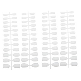 Beavorty 2sets Fake Nails Full Cover Nail Stickers Ultra-thin Matte Coffin Shape for Parties and to Apply