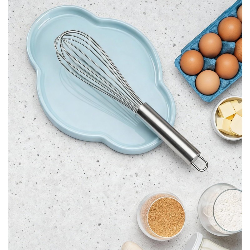 Ceramic Spoon Rest for Stove Top Cloud Shaped Cooking Spoon