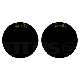 TITUS Replacement Lenses Cup Type C Frame Industrial Quality Welding Goggles UV IR Green 5 7 8 9 10 11 12 13 or 14 Filter