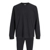 JACK & JONES Men's Jacsolid Lounge Set W Noos, Black,
