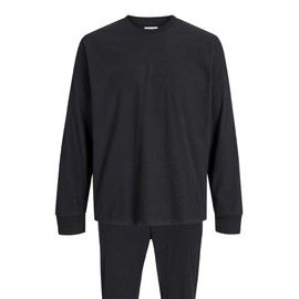 JACK & JONES Men's Jacsolid Lounge Set W Noos, Black, M