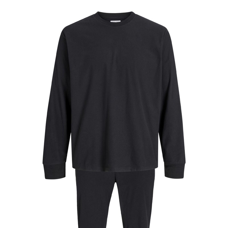 JACK & JONES Men's Jacsolid Lounge Set W Noos, Black,