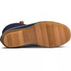 Sperry Women's Saltwater Emboss Wool Rain Boot, Navy, 6 Sz_6_Navy
