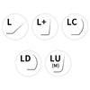 ANNAFRIS L/L+/LC/LD/LU(M) Curl Individual Eyelash Extension Natural Synthetic Mink Matte