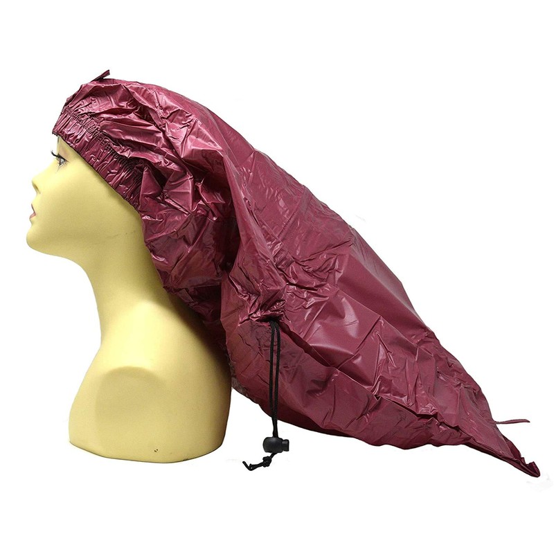 Ms Remi Premium Braid Shower Cap Burgundy 25 inch long