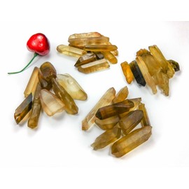 Natural Untreated Citrine Crystal Point (3 pcs ) from Congo Rough Raw Stones