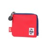 Chums CH60-3757 Men's L-Shaped Zip Wallet, red