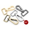 CRAFTMEMORE 2pcs Extra-Thick Lobster Clasps Swivel Snap Hook Strong Metal