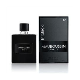 Mauboussin - Pour Lui In Black 100ml (3.3 Fl Oz) - Eau de Parfum for Men - Woody & Oriental Scents