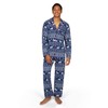 Tipsy Elves Men's Blue Reindeer Pajama Set Size Large