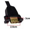 kenable HDMI 1.4 Panel Mount Socket Stub for Faceplates &
