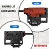 BENEGO W10404050 W10238287 Washer Lid Lock Latch Switch Assembly for