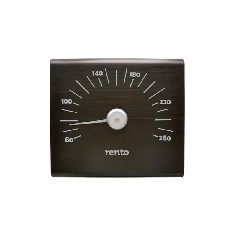 Rento Aluminum Sauna Thermometer (Fahrenheit)