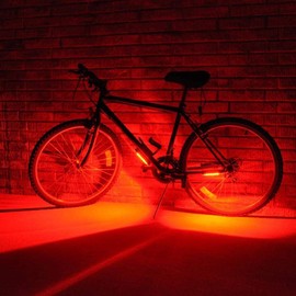 Brightz GoBrightz LED Bicycle Frame Accessory Light, Red