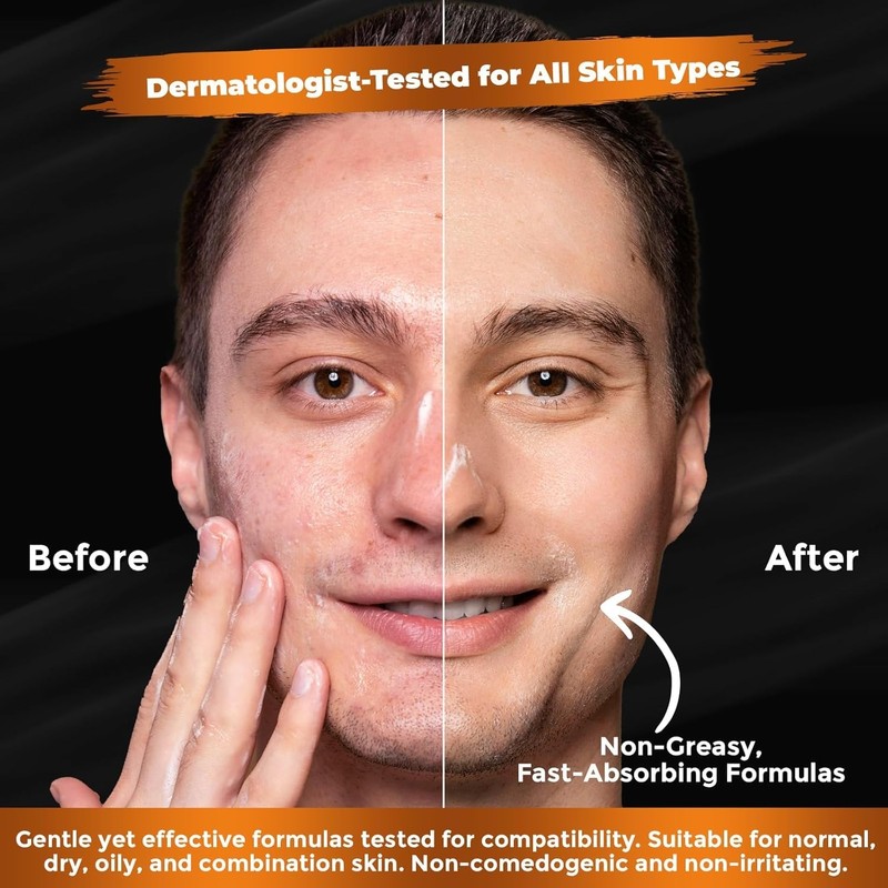 Men's Skincare Men's Facial Kit Complete Routine - Facial Cleanser