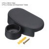 uxcell Mirror Clips, 4Pcs - Zinc Alloy Oval Mirror Holder