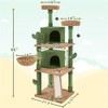 Yaheetech Cactus Cat Tree, 66in Cat Tower for Indoor Cats,