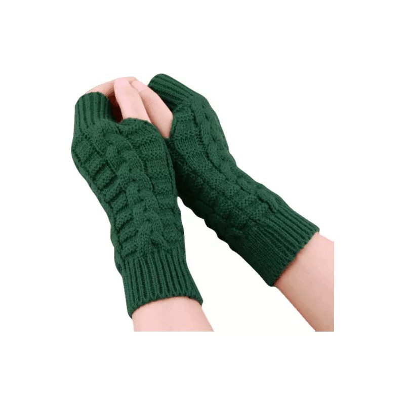 Patry Set 14x Pares Guantes Sin Dedos Frió Invierno Lana